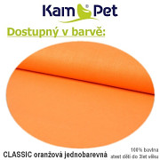 Oranžová látka bavlna 100 % ,  á 1m