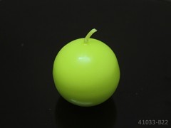ŽLUTÁ slavnostní svíčka koule 45mm 