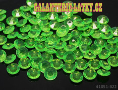 ZELENÉ diamanty kamínky svatební,1 bal