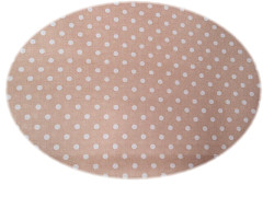 KUPONY Č.286-Látka bavlna ,sv.hnědá puntík01,40/80cm