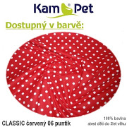 KUPONY Č 255-Látka bavlnačervená mikro puntík,38/50cm
