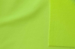 Softshell zimní neon zelená 