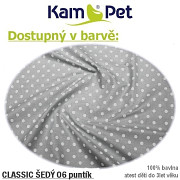 Šedá látka s puntíky 06 ,  á 1m  