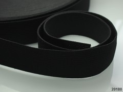 ČERNÁ pruženka guma plochá široká 35mm, 1 m